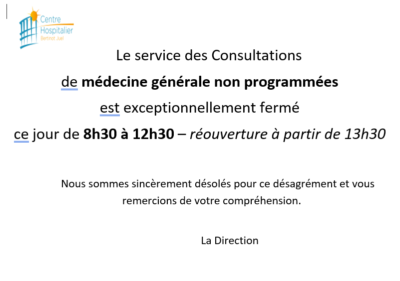 accueuil fermeture